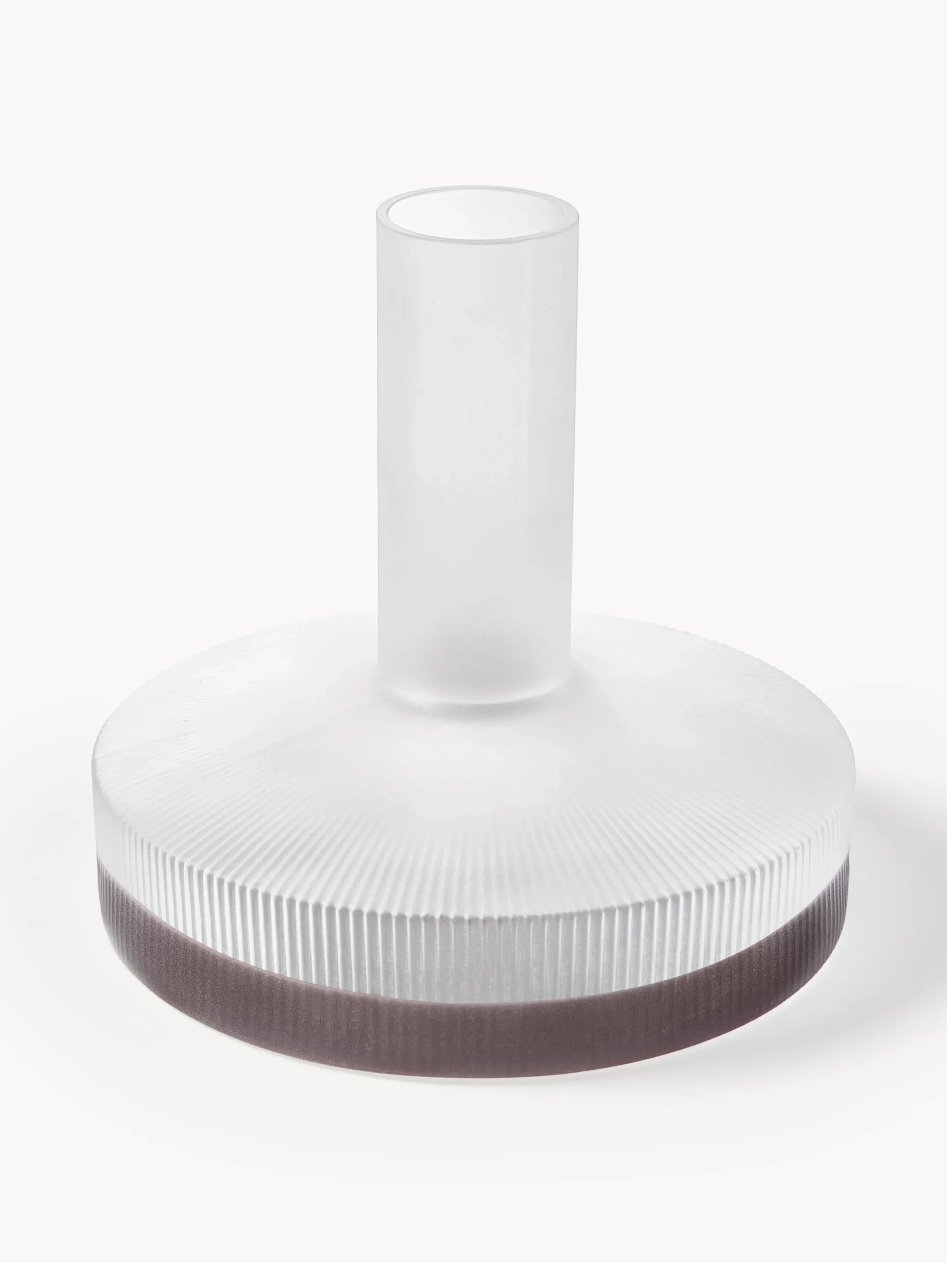 Decanter in vetro soffiato millerighe Ripple, 1,1 L