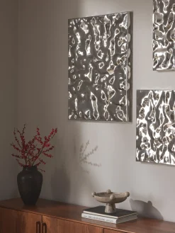 Decorazione da parete con superficie martellata Splash