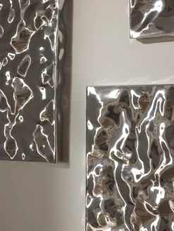 Decorazione da parete con superficie martellata Splash