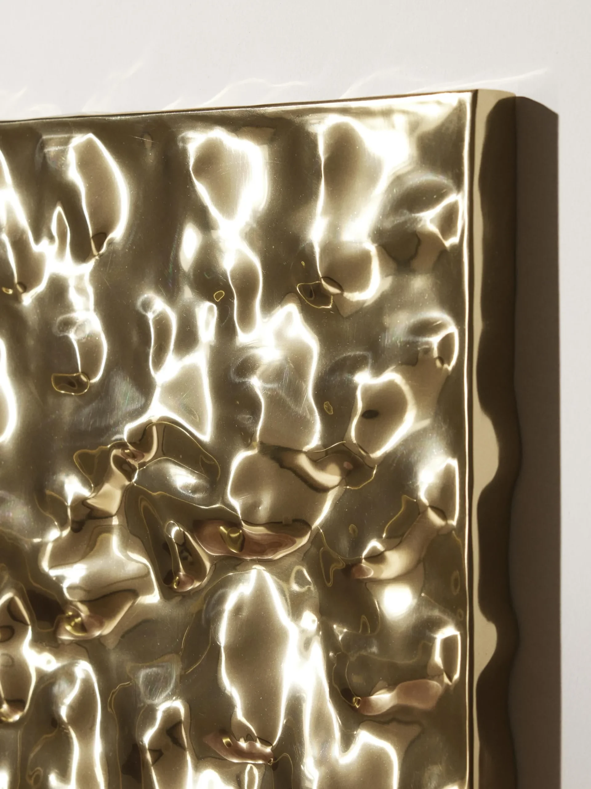 Decorazione da parete con superficie martellata Splash