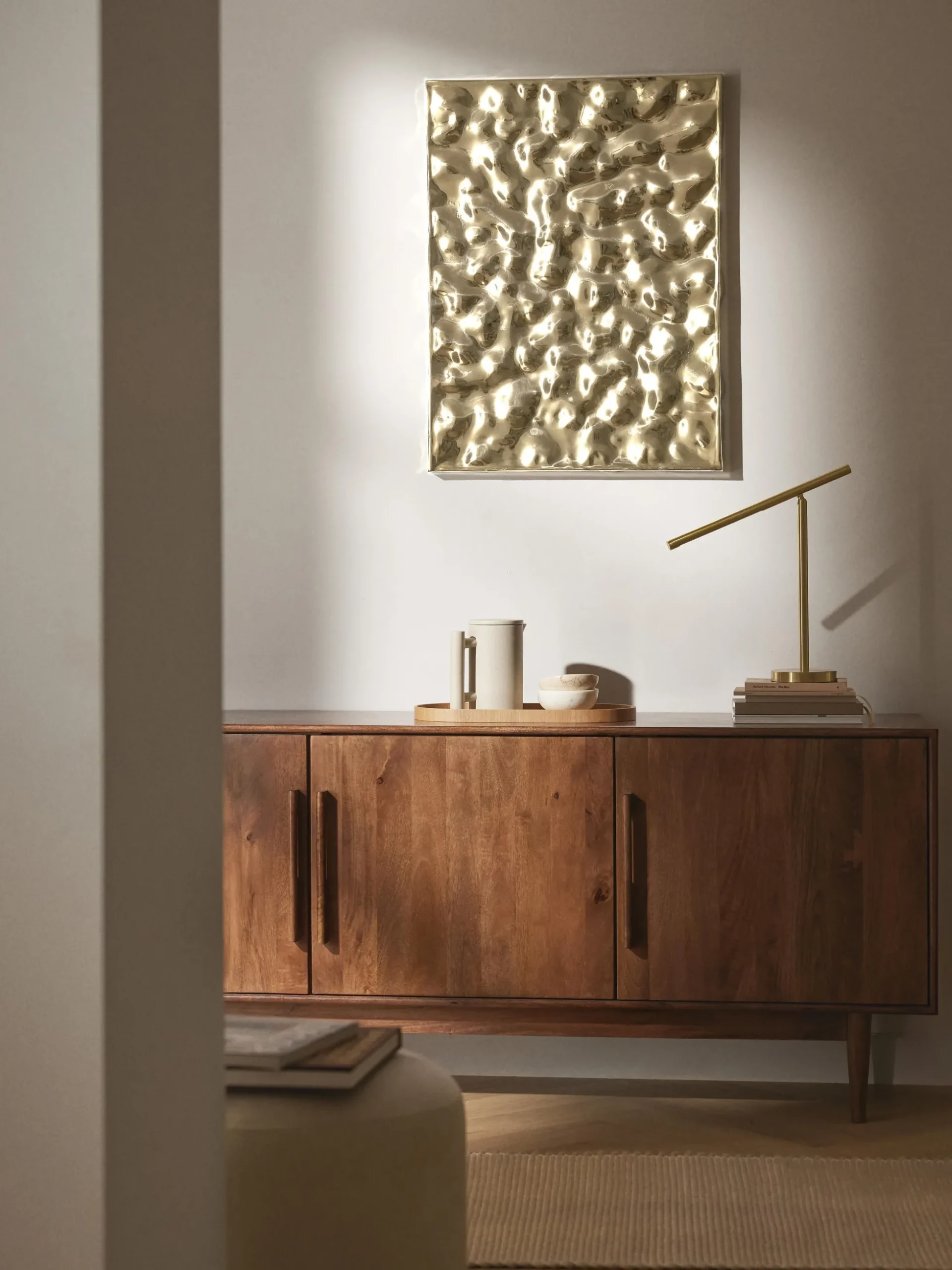 Decorazione da parete con superficie martellata Splash