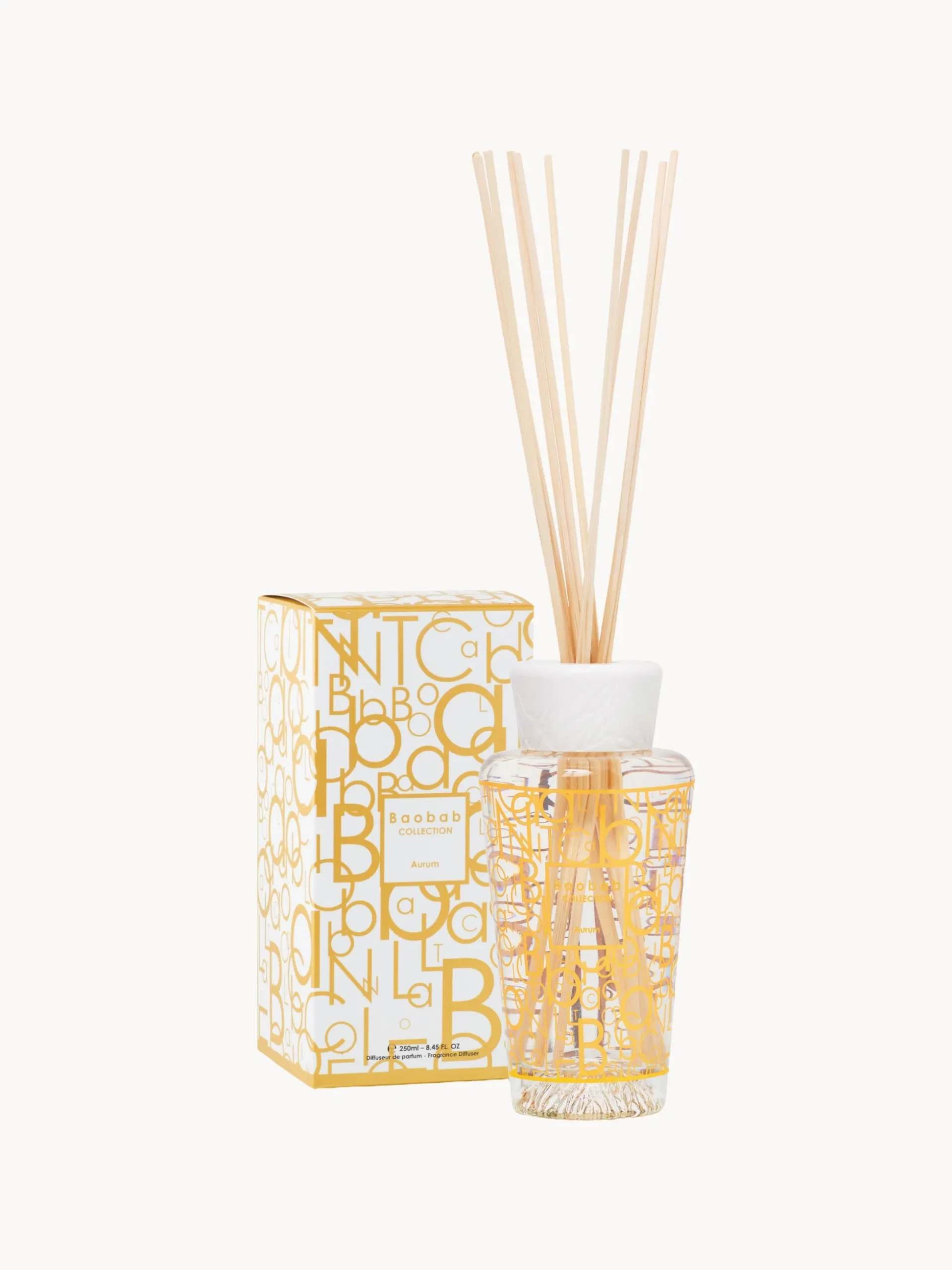 Diffusore fatto a mano My First Baobab Aurum (gelsomino, galbano e muschio) 250 ml