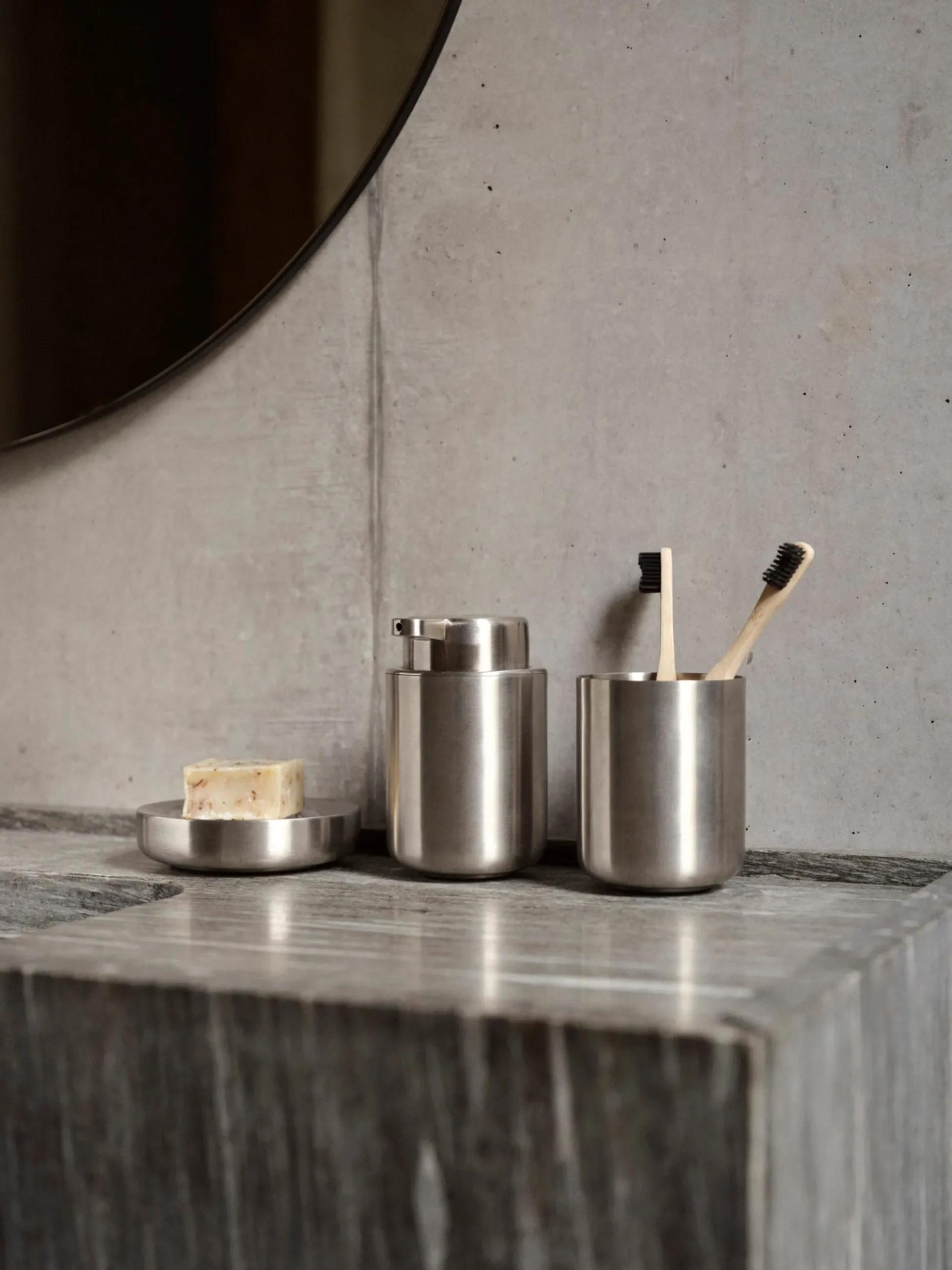 Dispenser sapone in acciaio inossidabile Ume