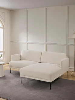 Divanetto angolare in teddy Fluente