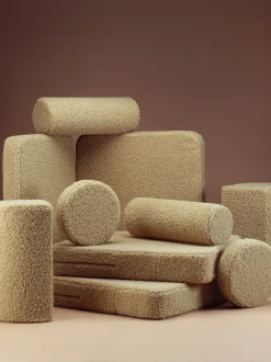 Divanetto da gioco componibile per bambini in teddy fatto a mano Sugar