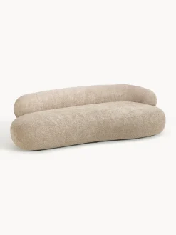 Divano 3 posti in teddy bouclé Alba