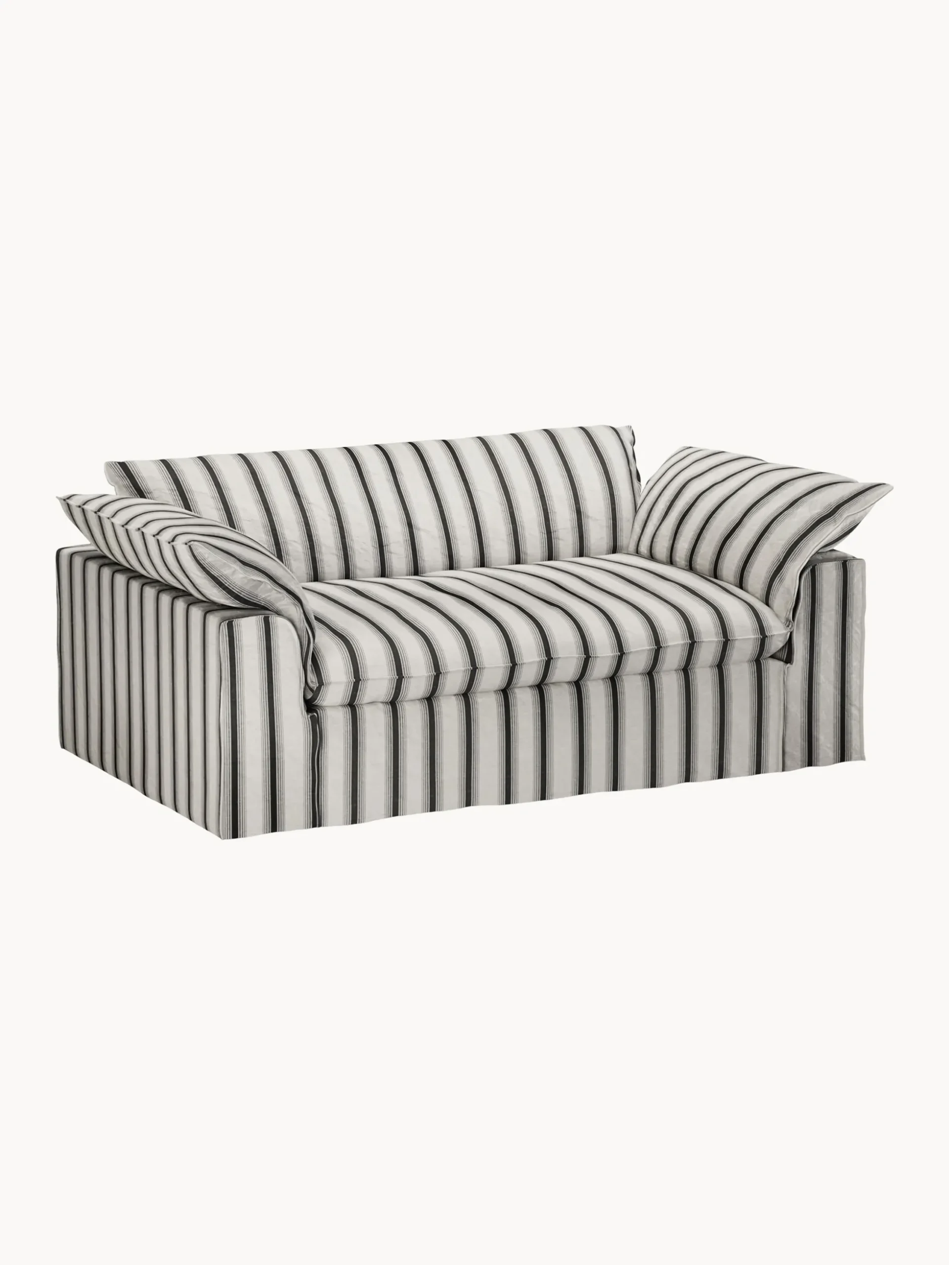 Divano 3 posti Nomad: 204 cm - Rocco, Chalkstripe