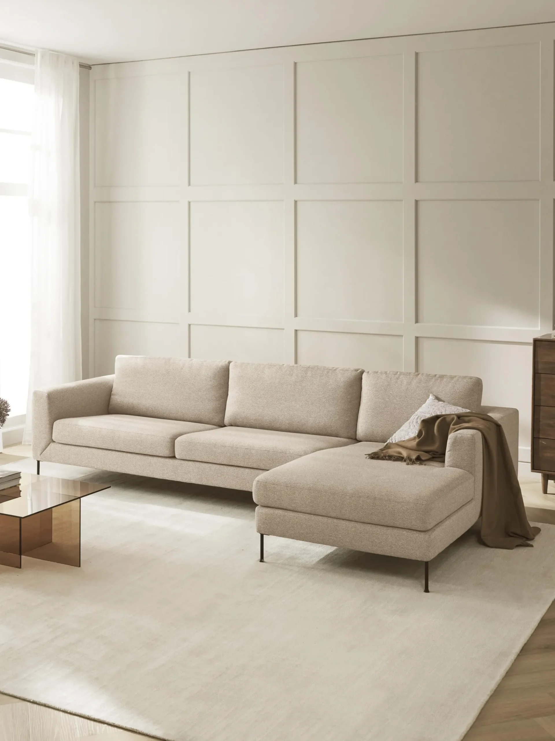 Divano angolare 4 posti Cucita