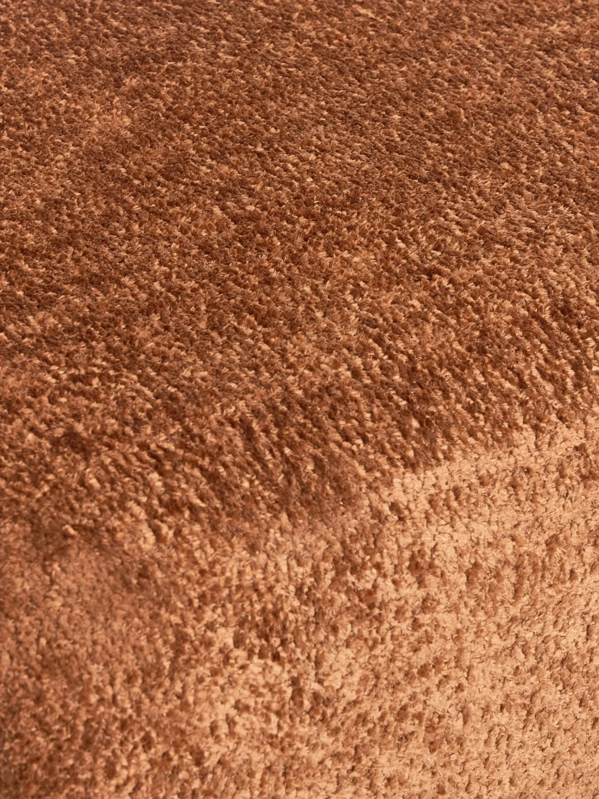 Divano angolare componibile 4 posti con chaise longue in teddy bouclé Wolke