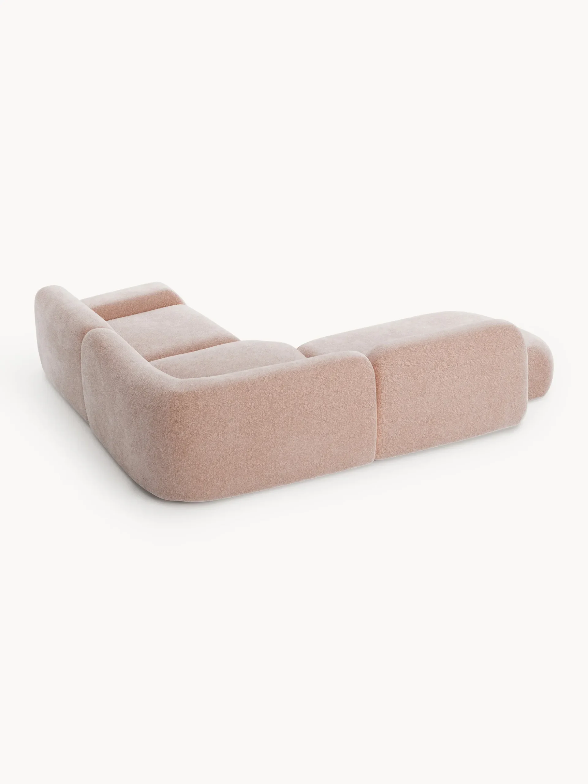 Divano angolare componibile 4 posti con chaise longue Wolke