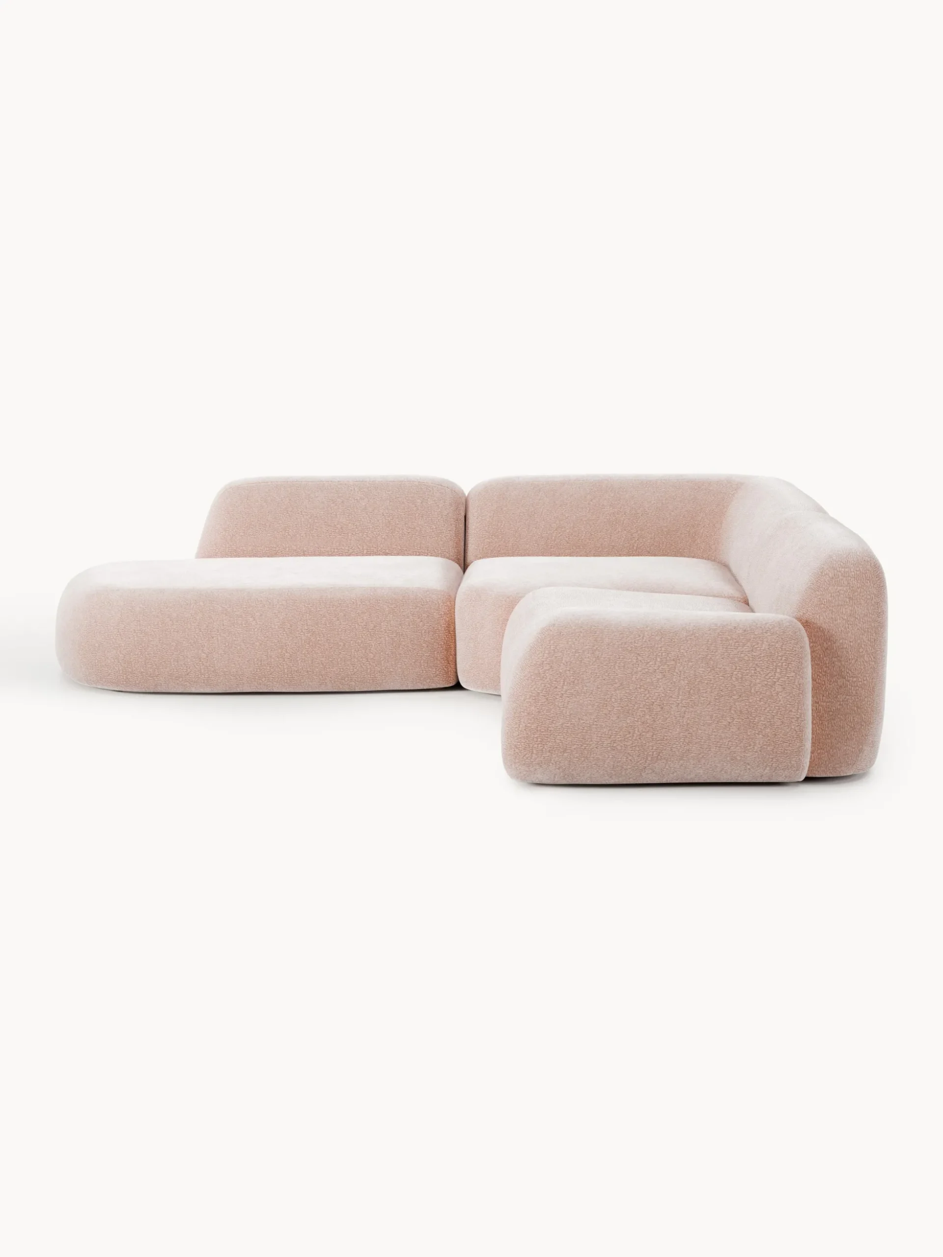 Divano angolare componibile 4 posti con chaise longue Wolke