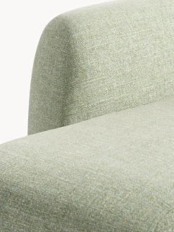 Divano angolare componibile 4 posti in bouclé con chaise longue Wolke