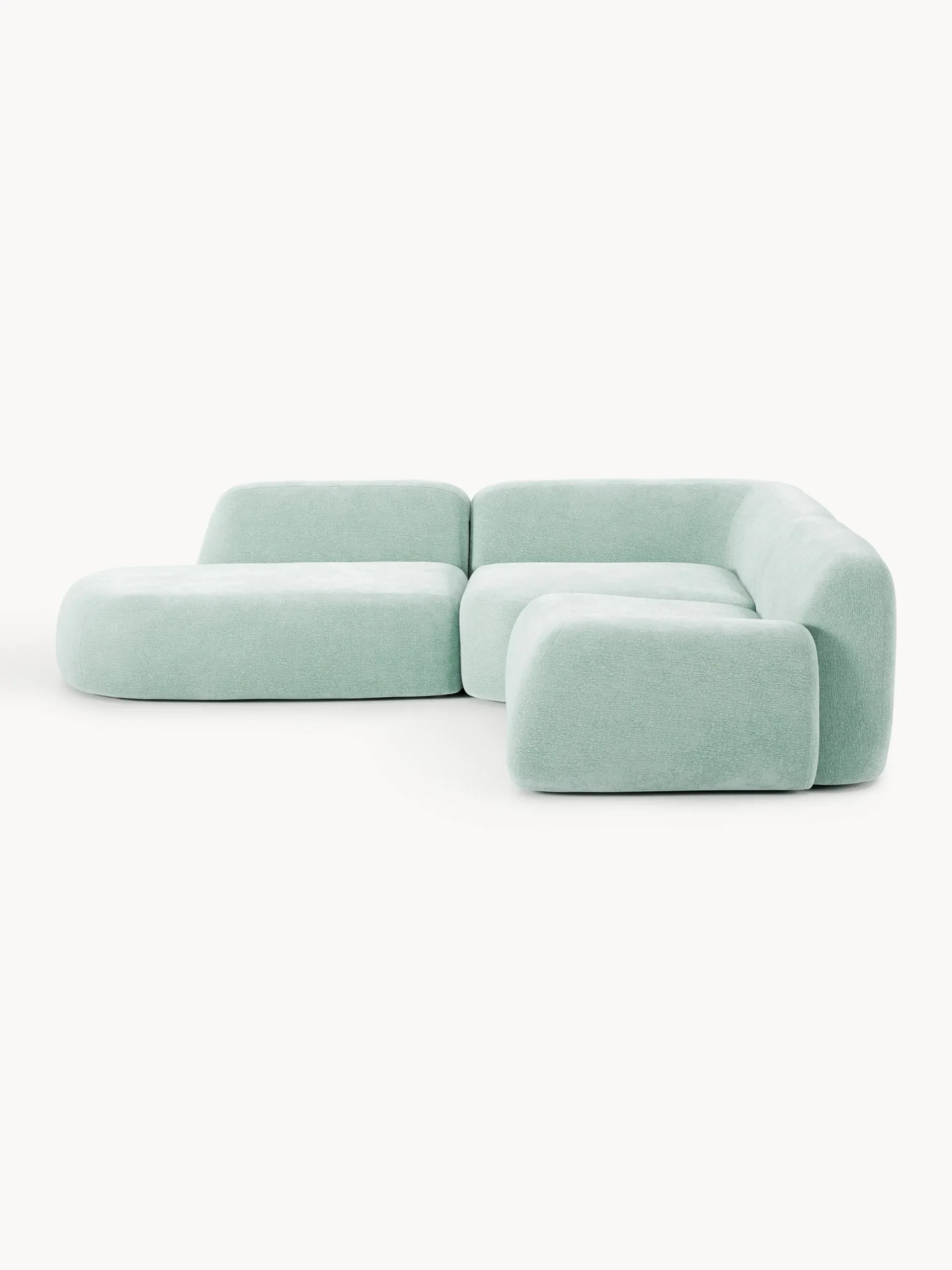 Divano angolare componibile 4 posti con chaise longue Wolke