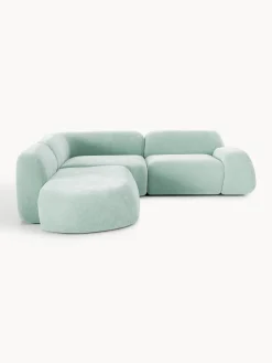 Divano angolare componibile 4 posti con chaise longue Wolke