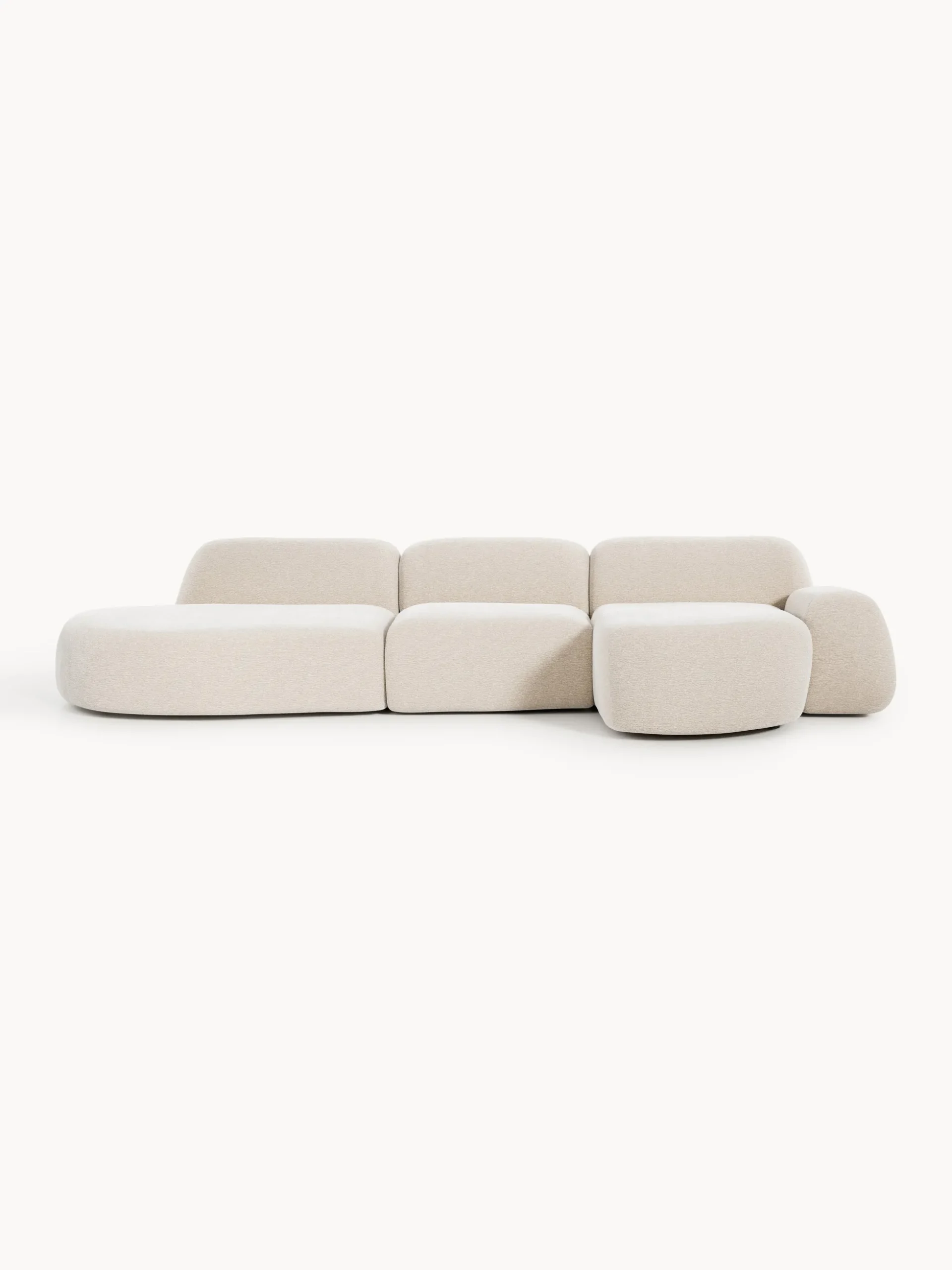 Divano angolare componibile 4 posti con chaise longue Wolke