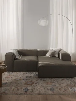 Divano angolare componibile 2 posti in bouclé Lennon