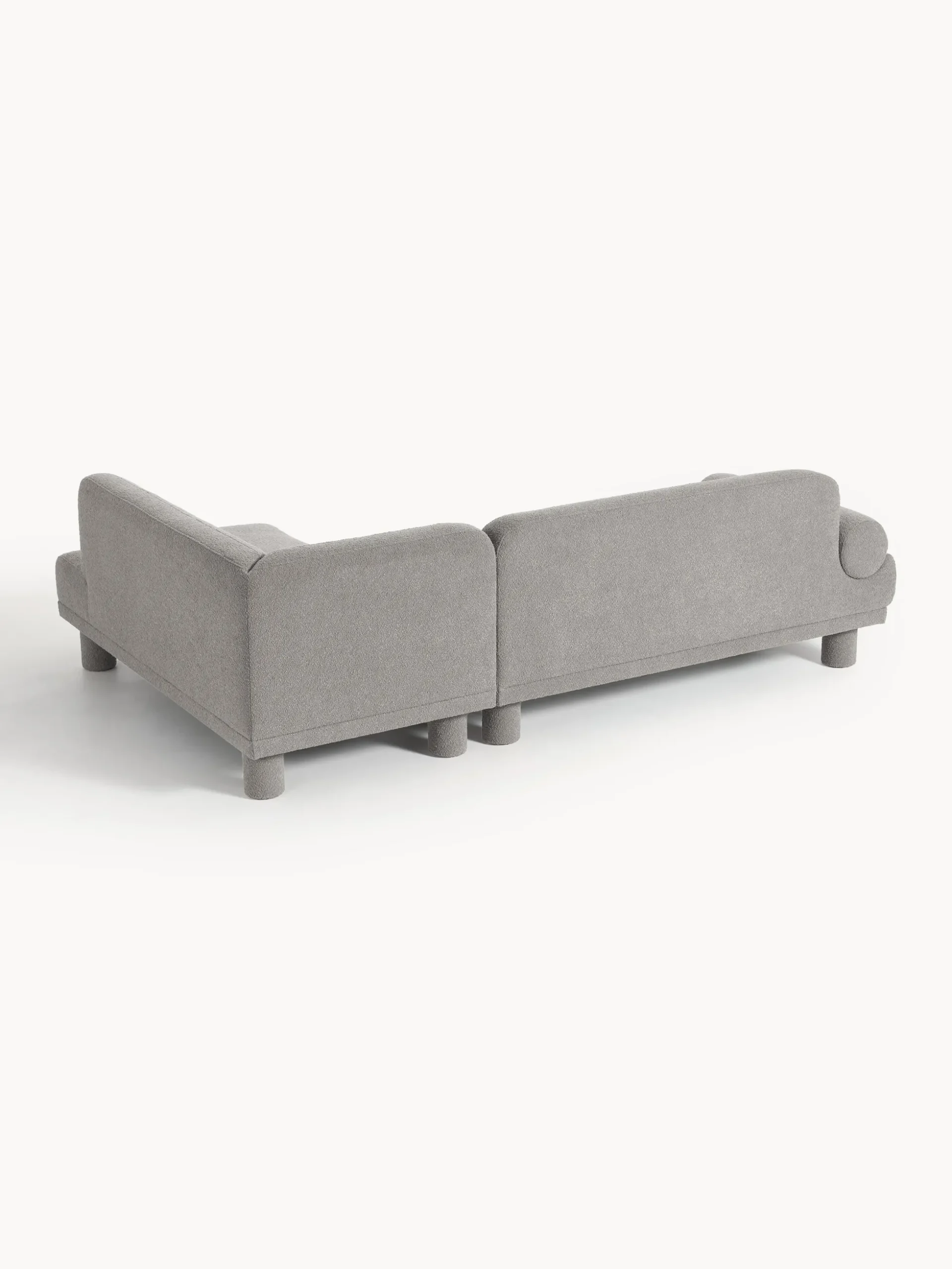 Divano angolare in bouclé Lilo