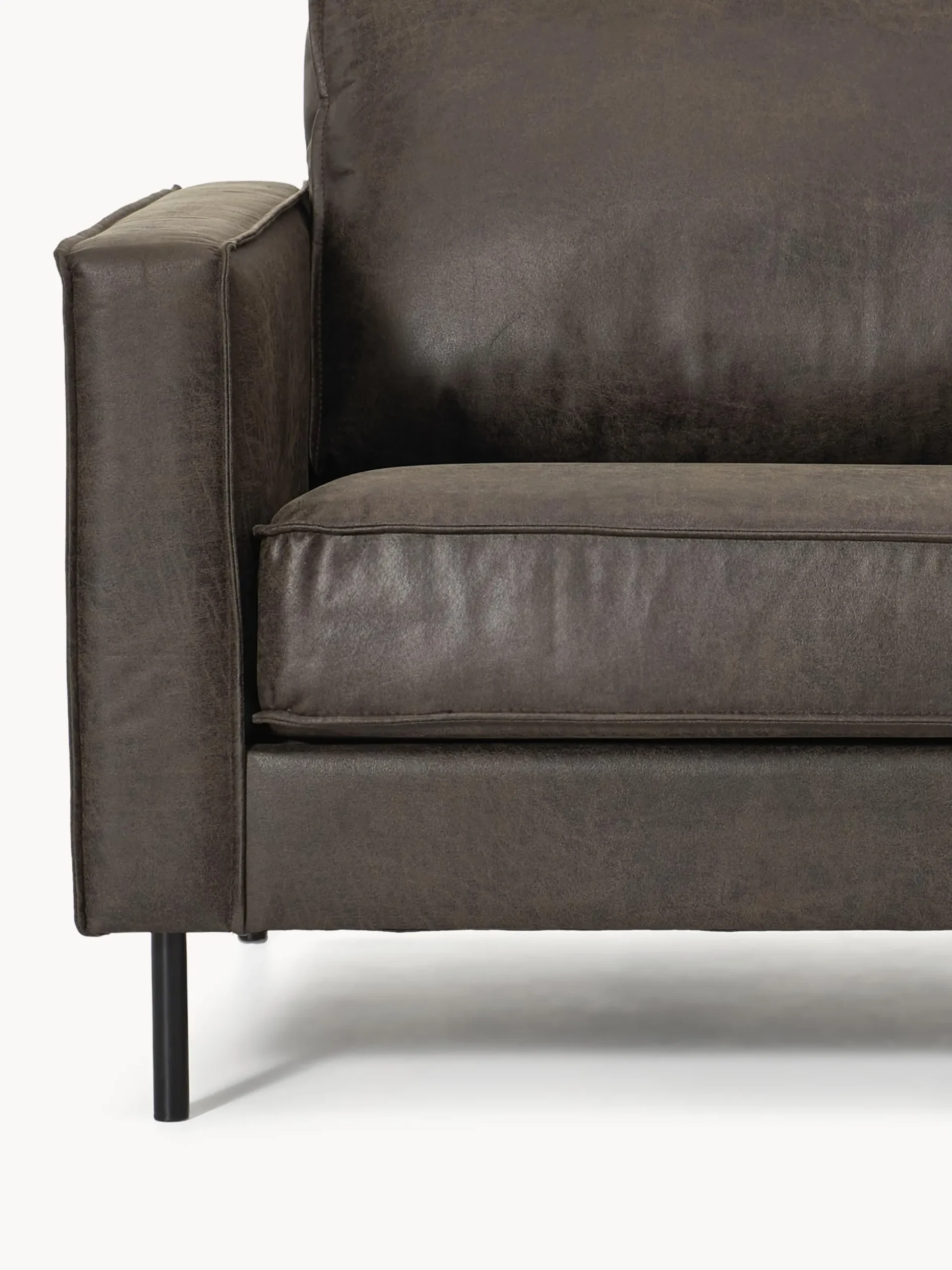 Divano angolare XL in pelle Hunter