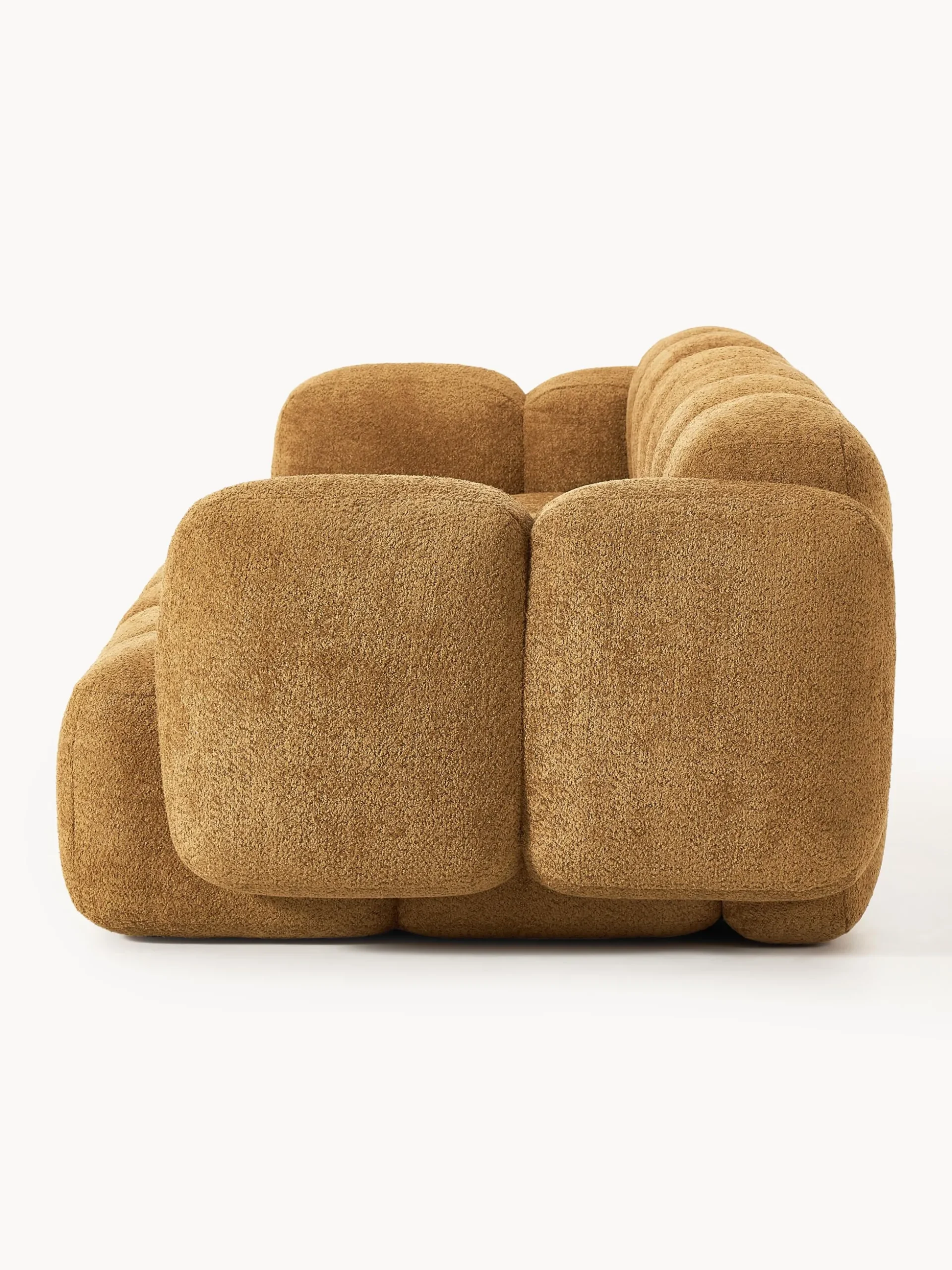 Divano componibile 4 posti in teddy-bouclé Tayla