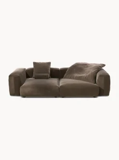 Divano componibile 3 posti in velluto Vetsak