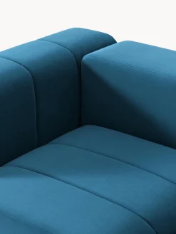 Divano componibile 3 posti in velluto Lena