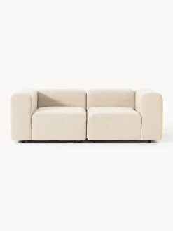 Divano componibile 3 posti in bouclé Lena