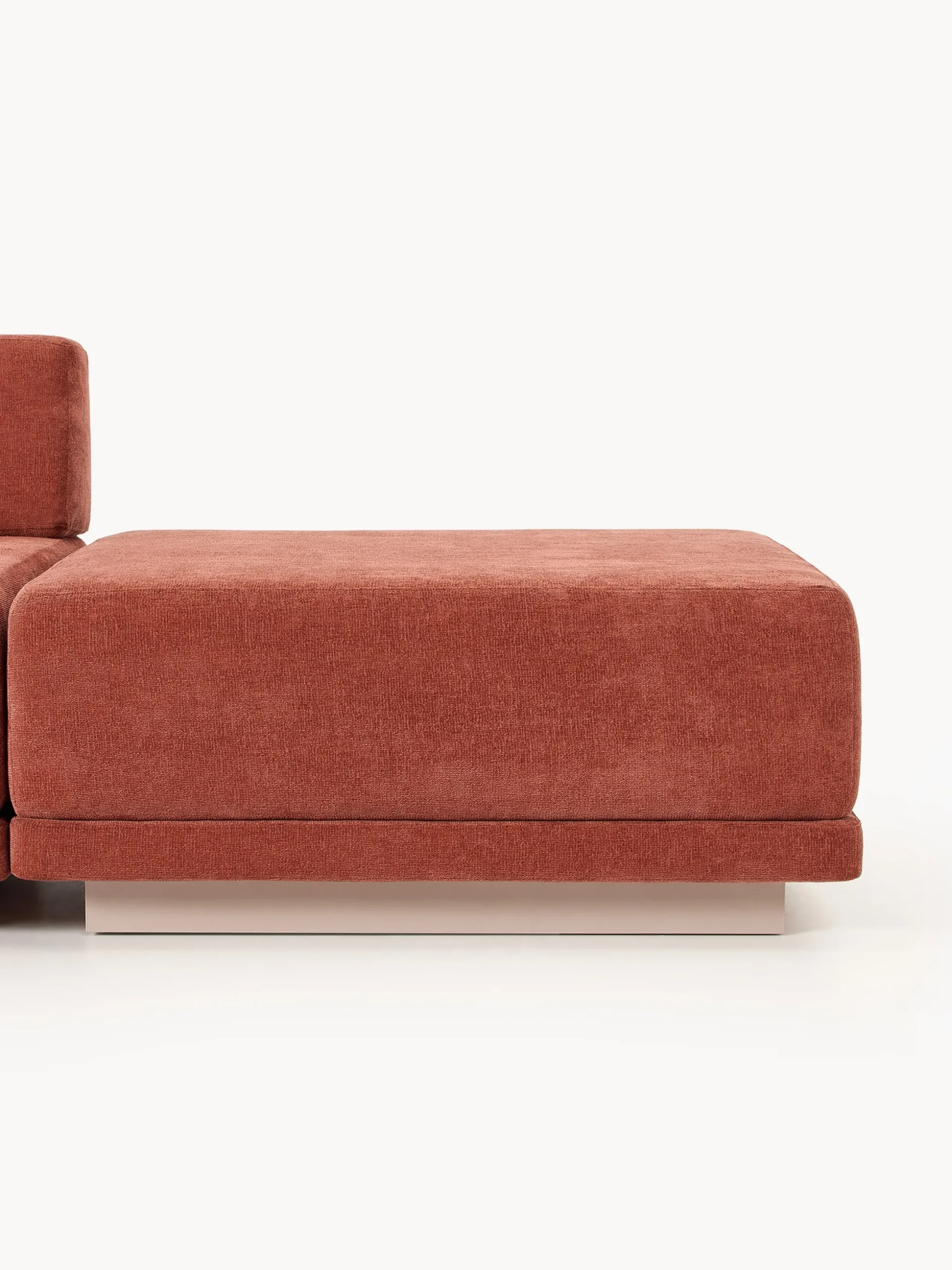 Divano componibile 4 posti con poggiapiedi Colin