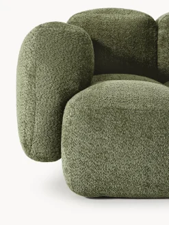 Divano componibile 4 posti in teddy-bouclé Tayla