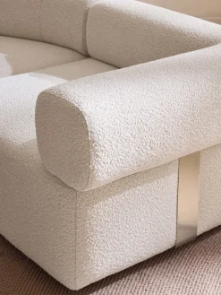 Divano componibile grande in bouclé Anton