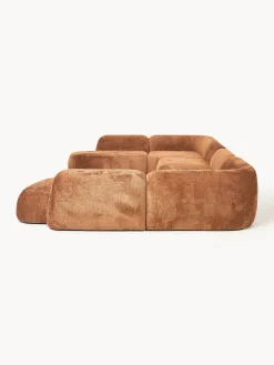 Divano componibile XL in teddy bouclé Wolke