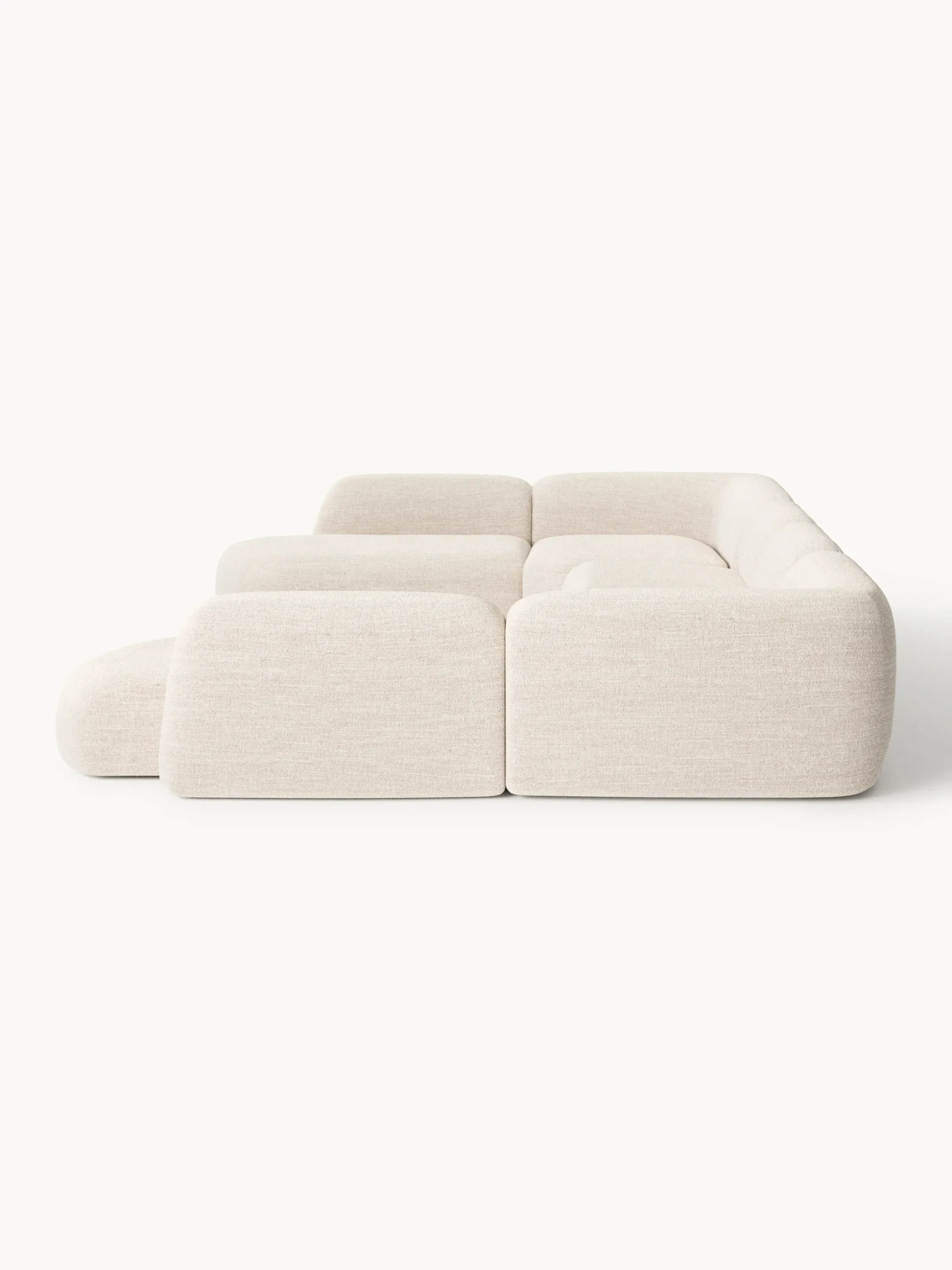 Divano componibile XL in bouclé Wolke