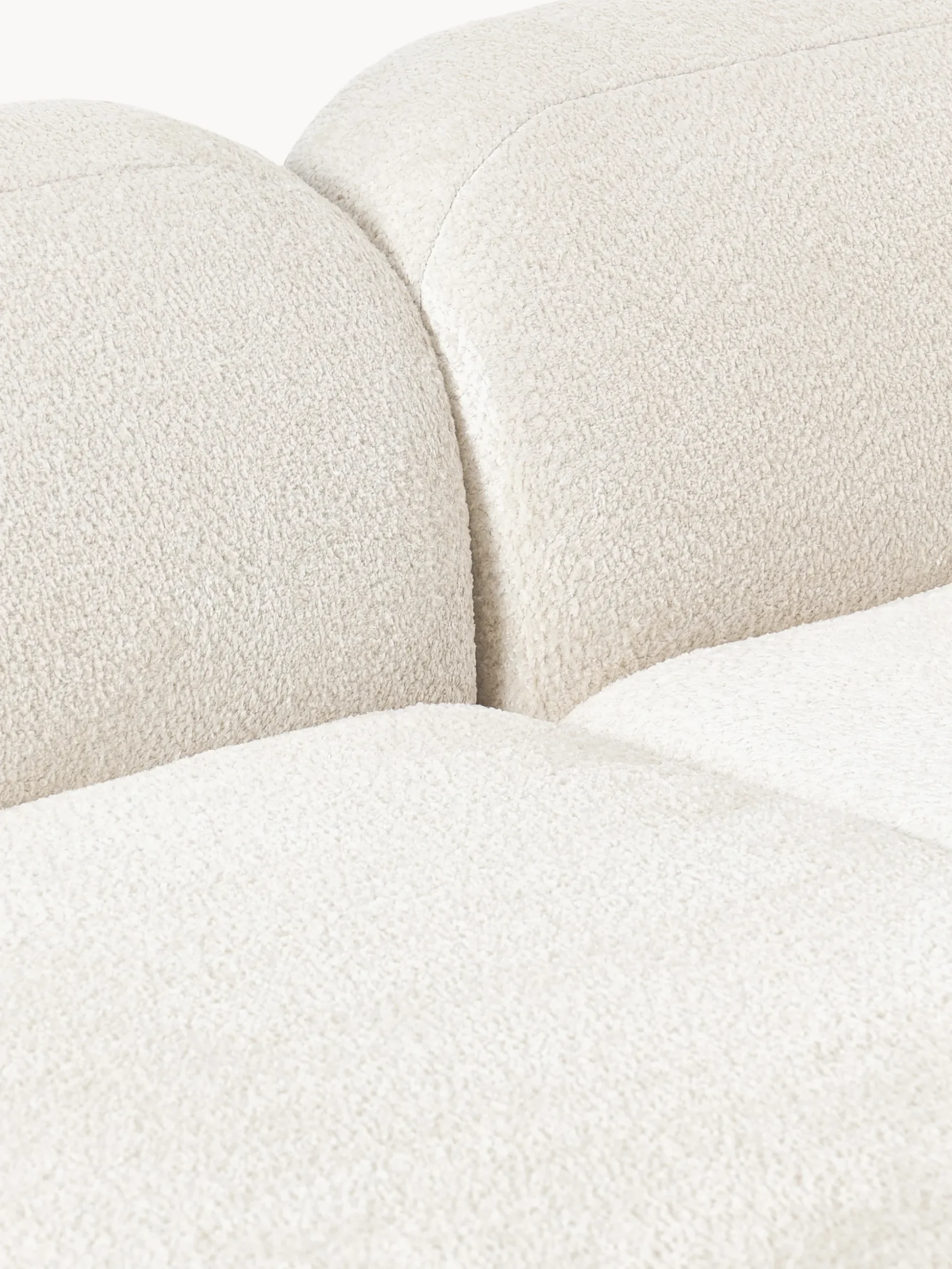 Divano componibile XL in teddy bouclé Wolke