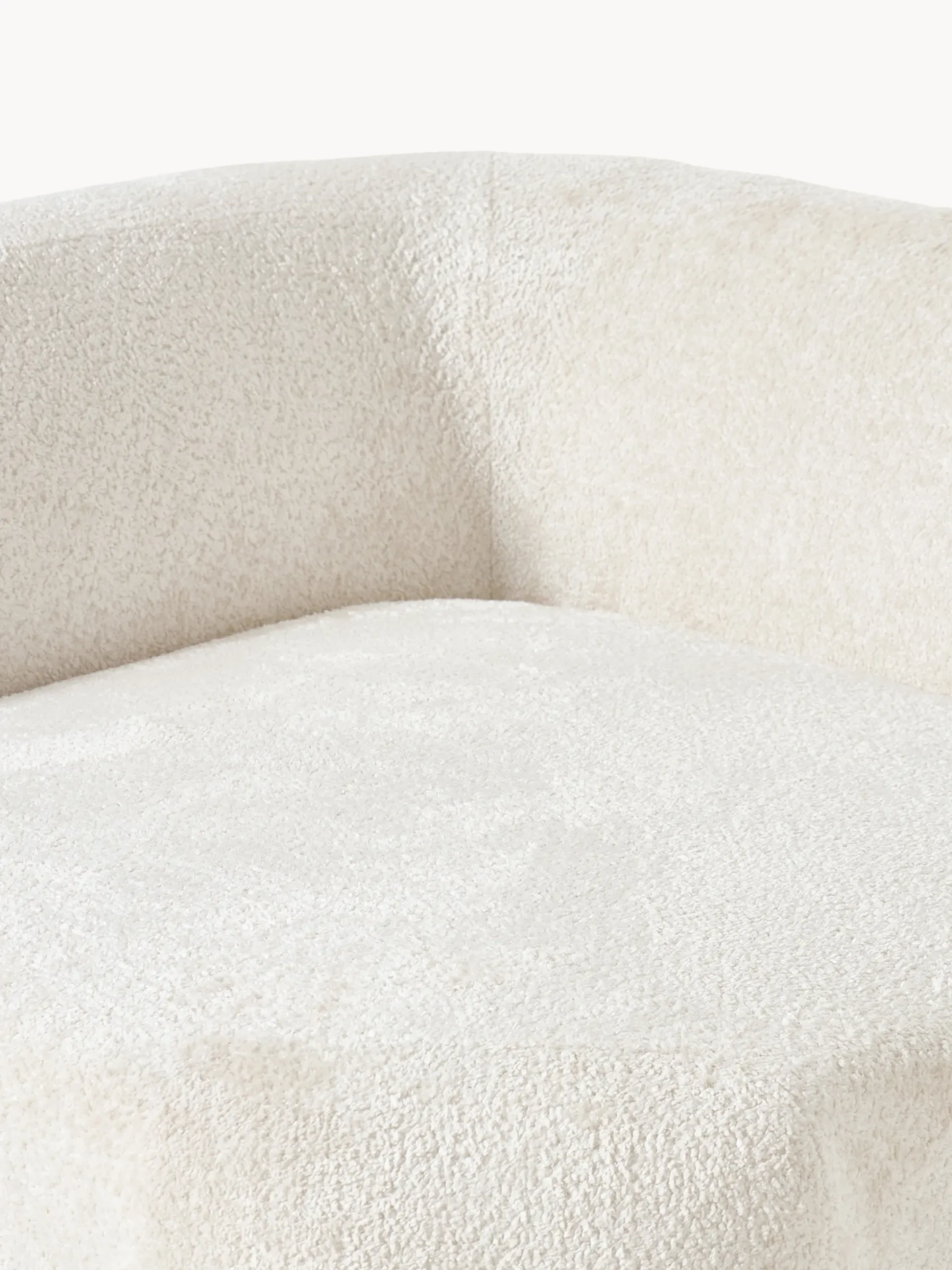 Divano componibile XL in teddy bouclé Wolke