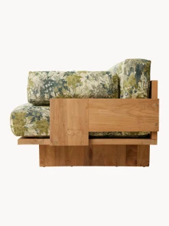 Divano da giardino in legno di teak Botanical