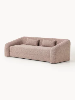 Divano letto 3 posti in bouclé Eliot