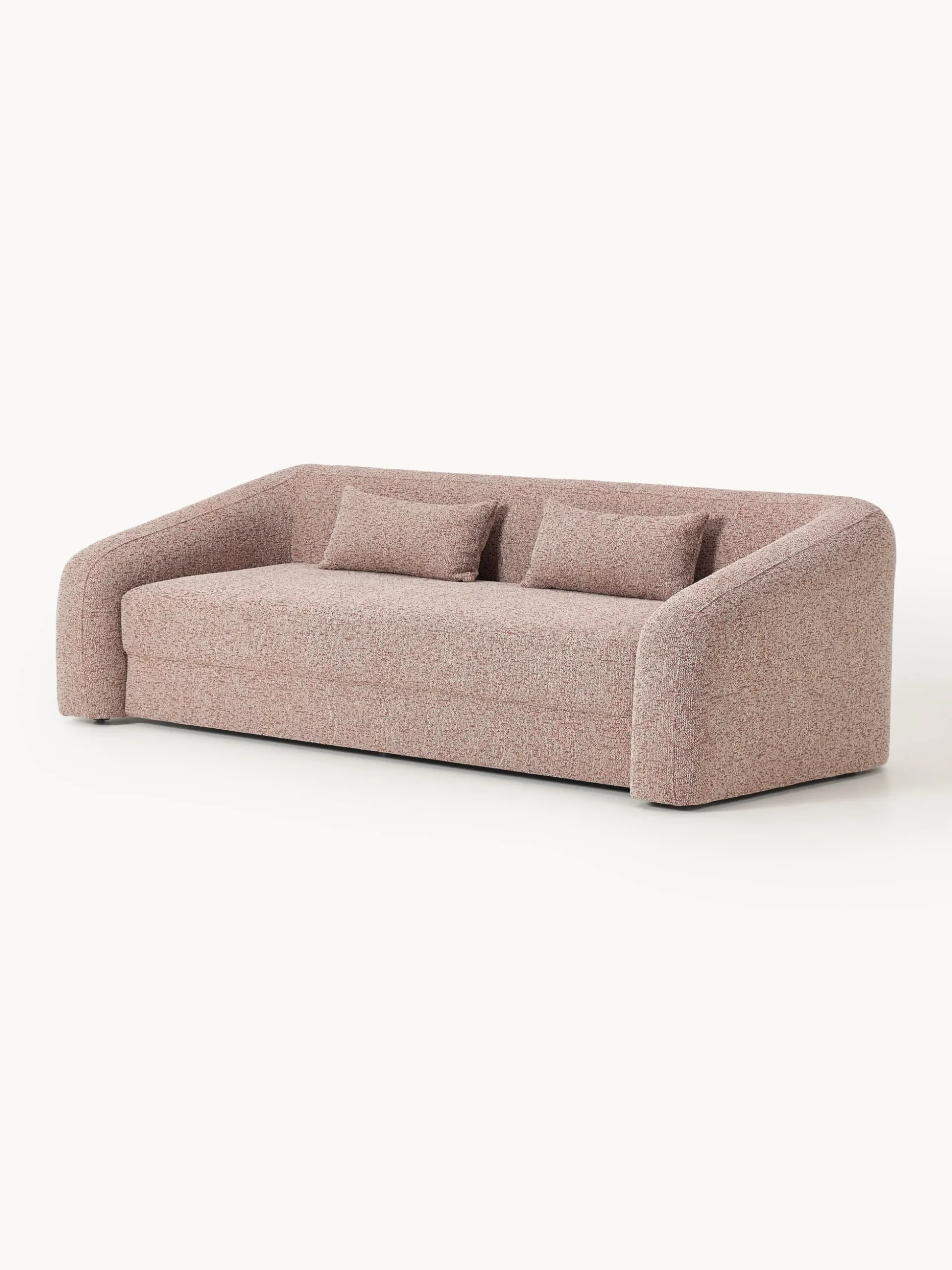 Divano letto 3 posti in bouclé Eliot
