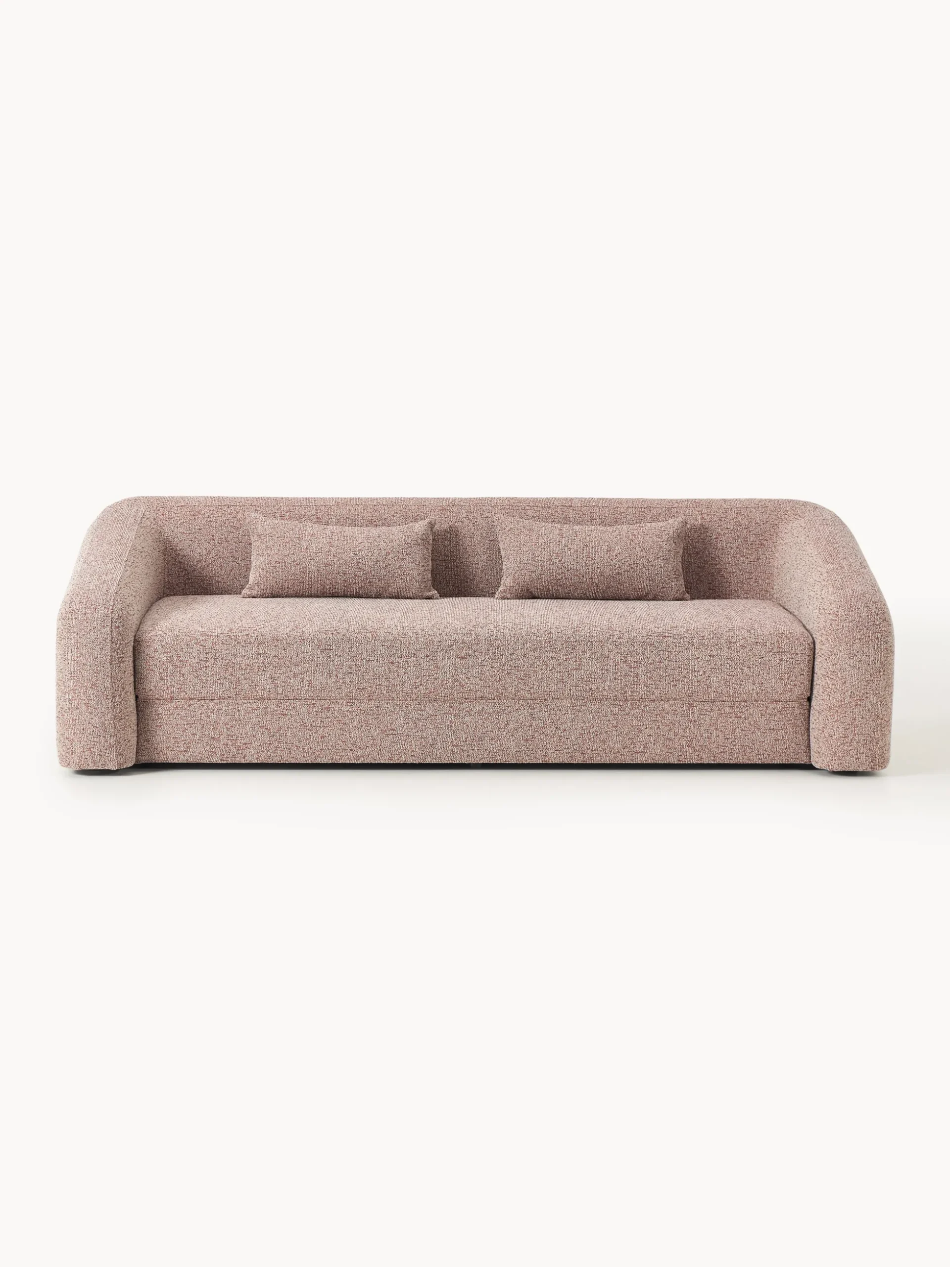 Divano letto 3 posti in bouclé Eliot