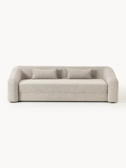Divano letto 3 posti in bouclé Eliot