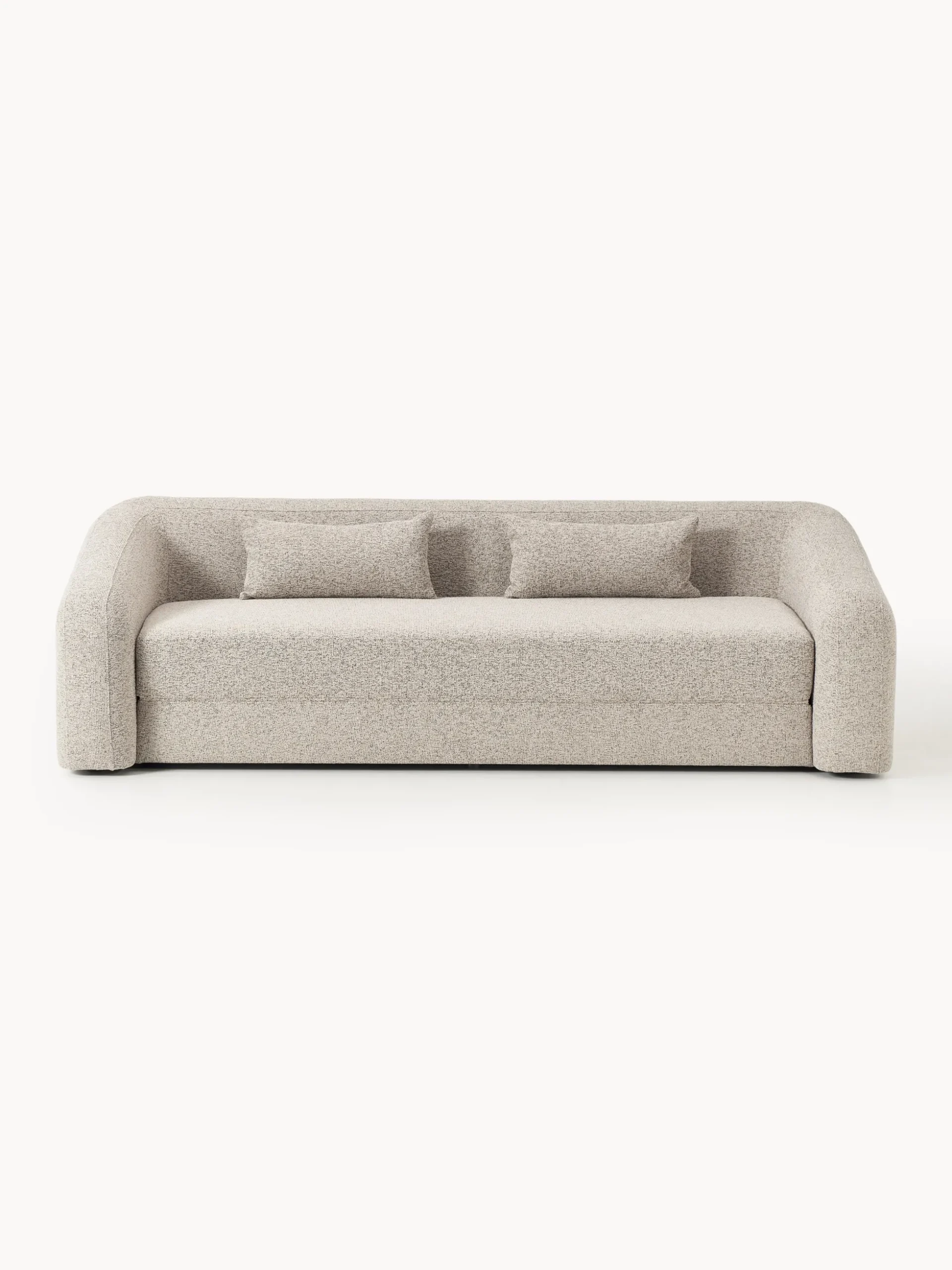 Divano letto 3 posti in bouclé Eliot