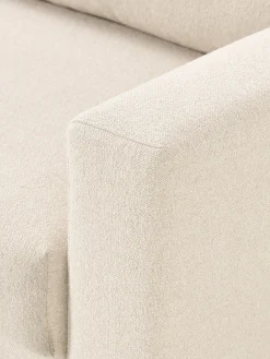 Divano letto 3 posti in bouclé con vano contenitore Tasha