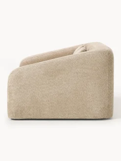 Divano letto 2 posti in teddy-bouclé Eliot