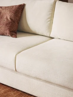 Divano letto 3 posti in velluto con contenitore Tasha