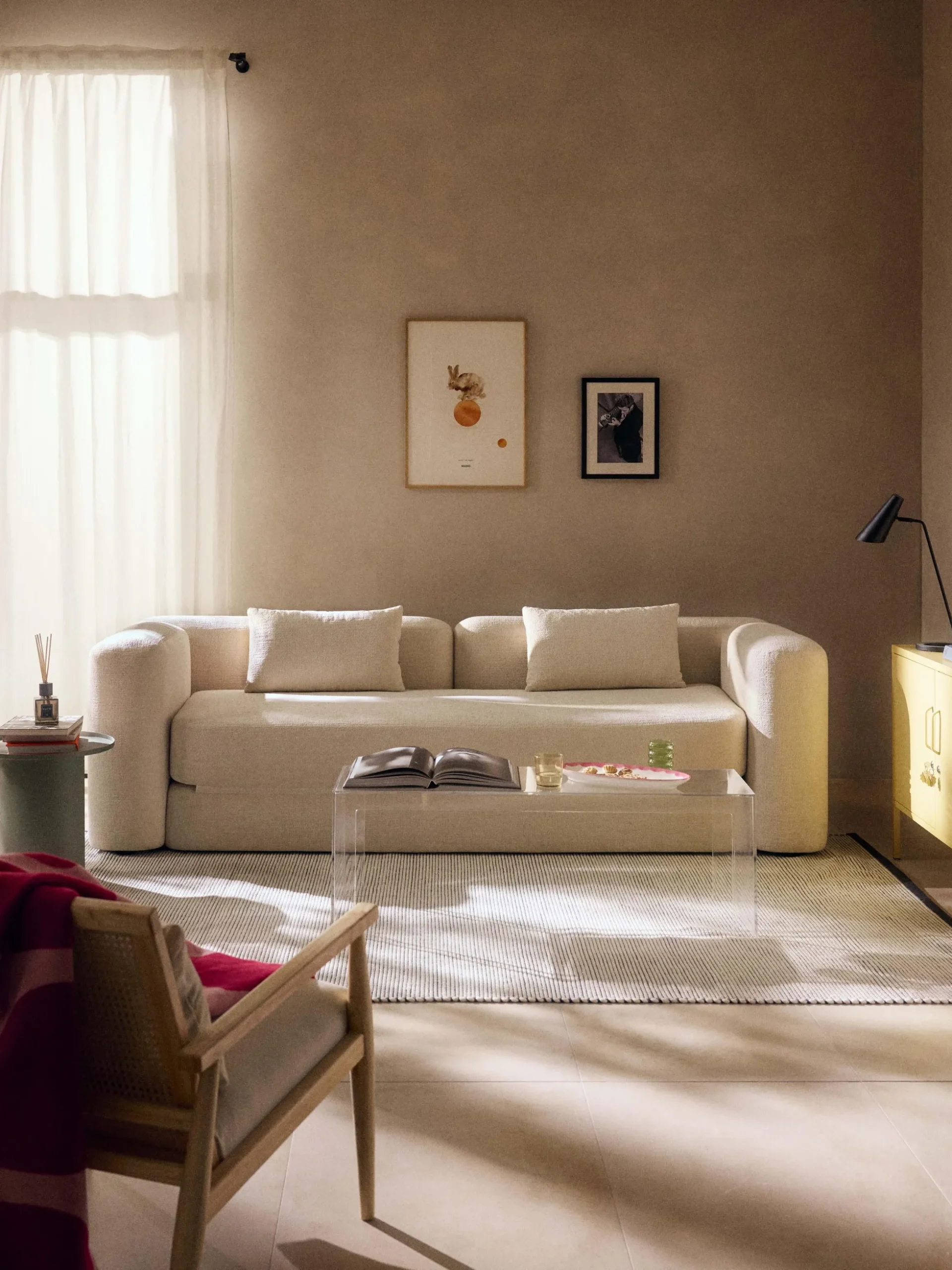 Divano letto 3 posti Livvie