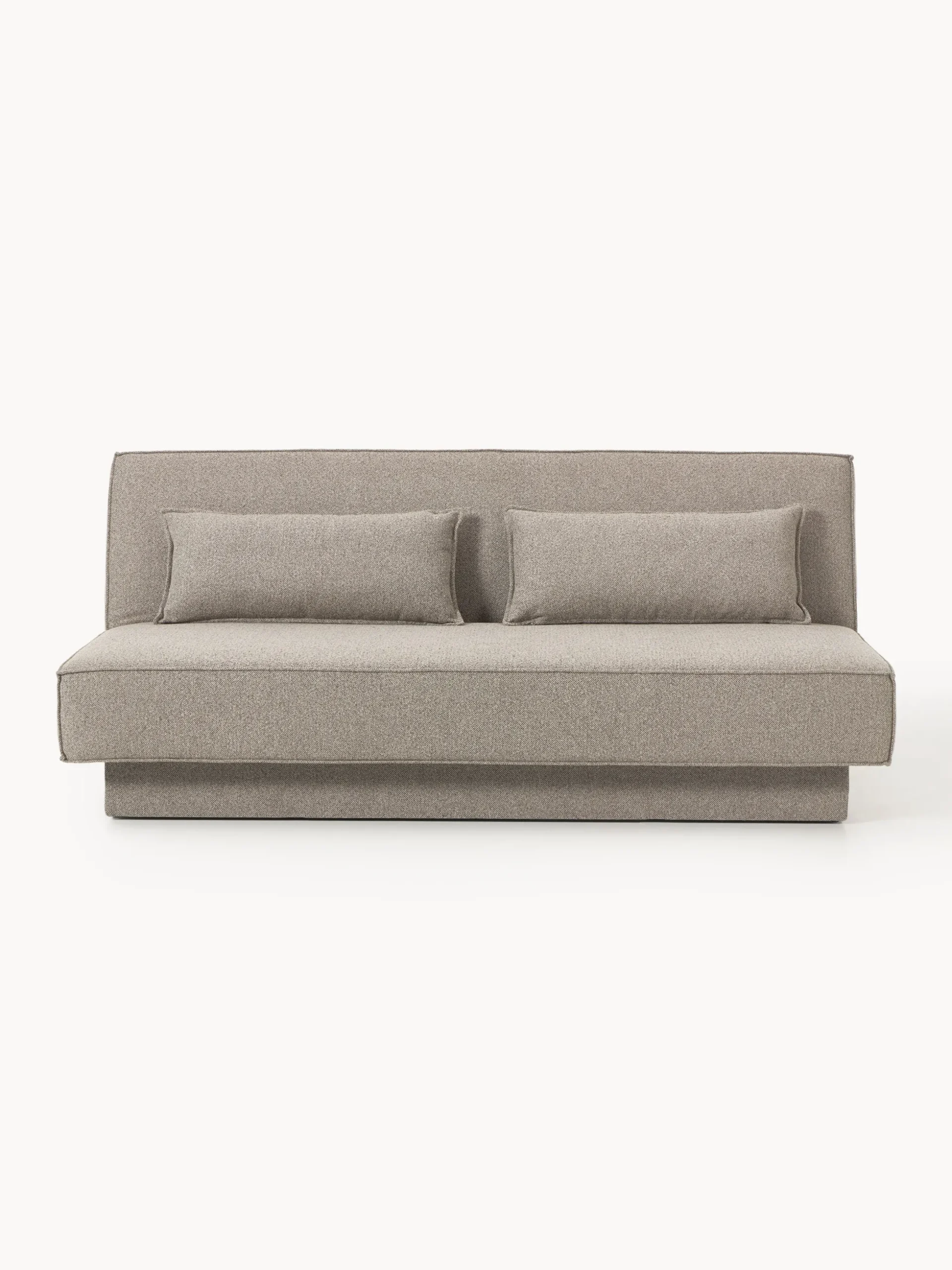 Divano letto in bouclé con contenitore David