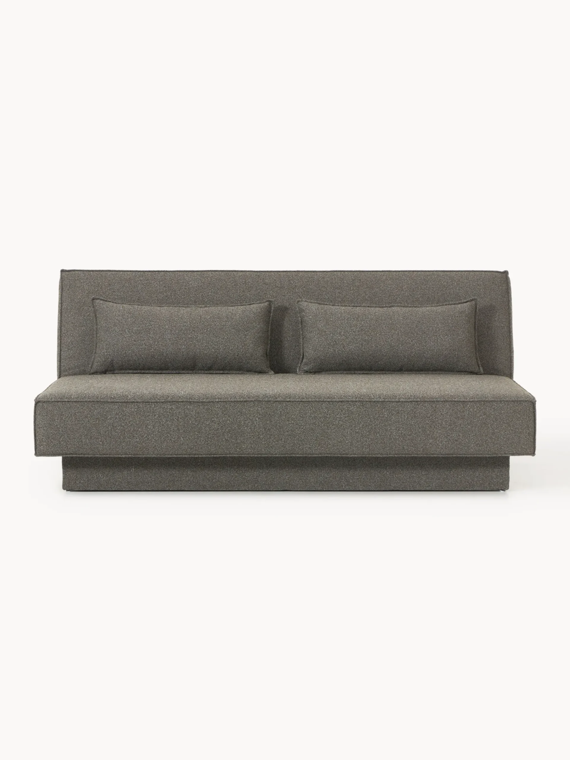 Divano letto in bouclé con contenitore David