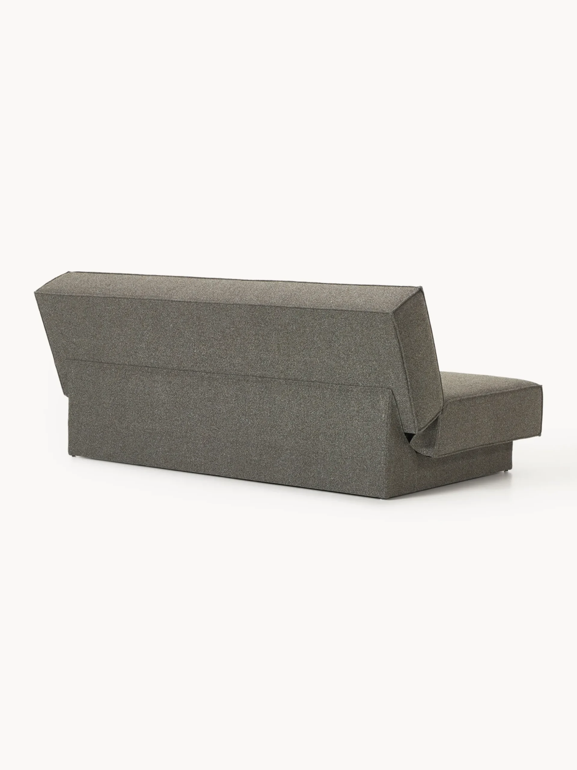 Divano letto in bouclé con contenitore David