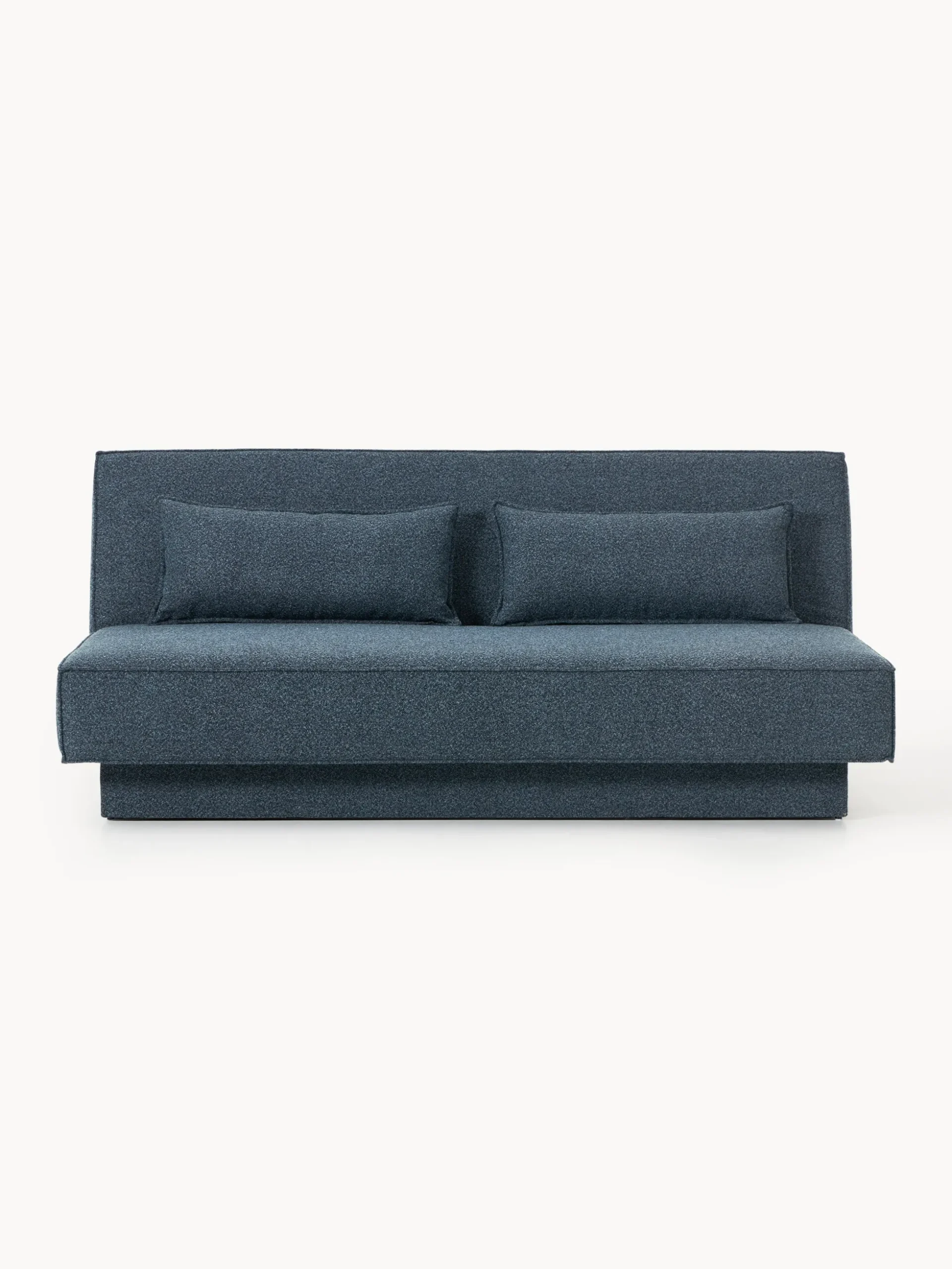 Divano letto in bouclé con contenitore David
