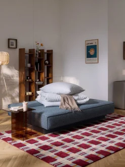 Divano letto in bouclé con contenitore David