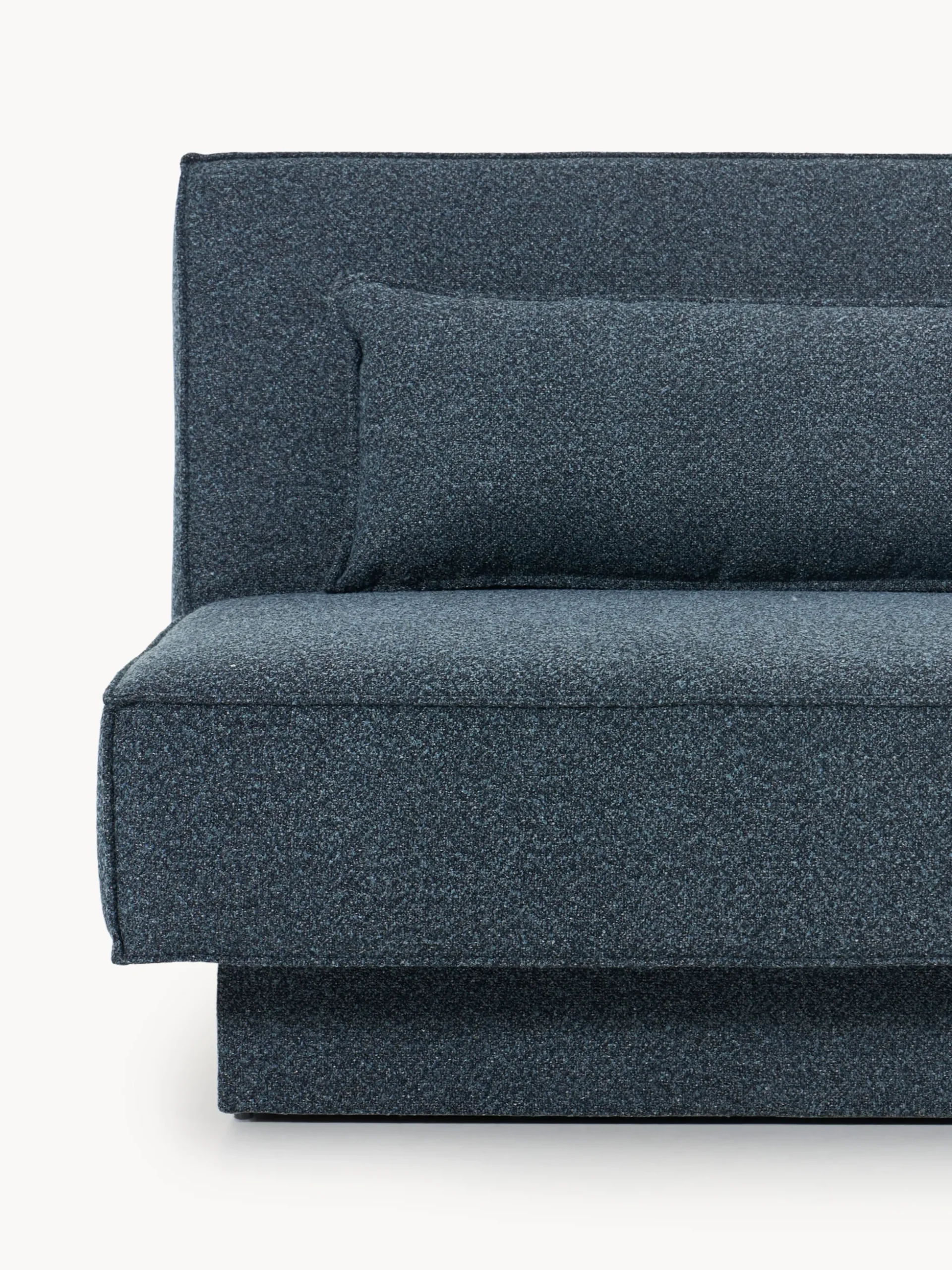 Divano letto in bouclé con contenitore David