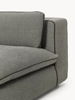 Divano XL componibile 3 posti con poggiapiedi Felix
